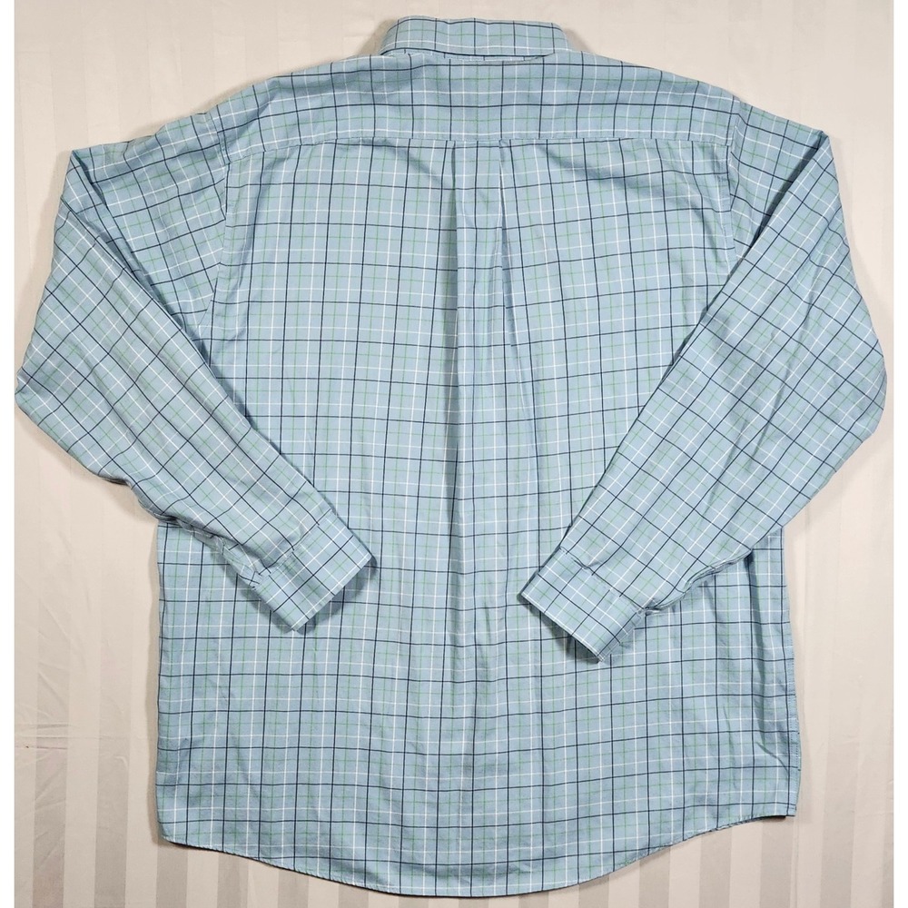 Lot 3 Vintage 90s Y2K LL Bean Button Outdoor Shirts Mens Large Medium Plaid 0030 - Picture 3 of 15
